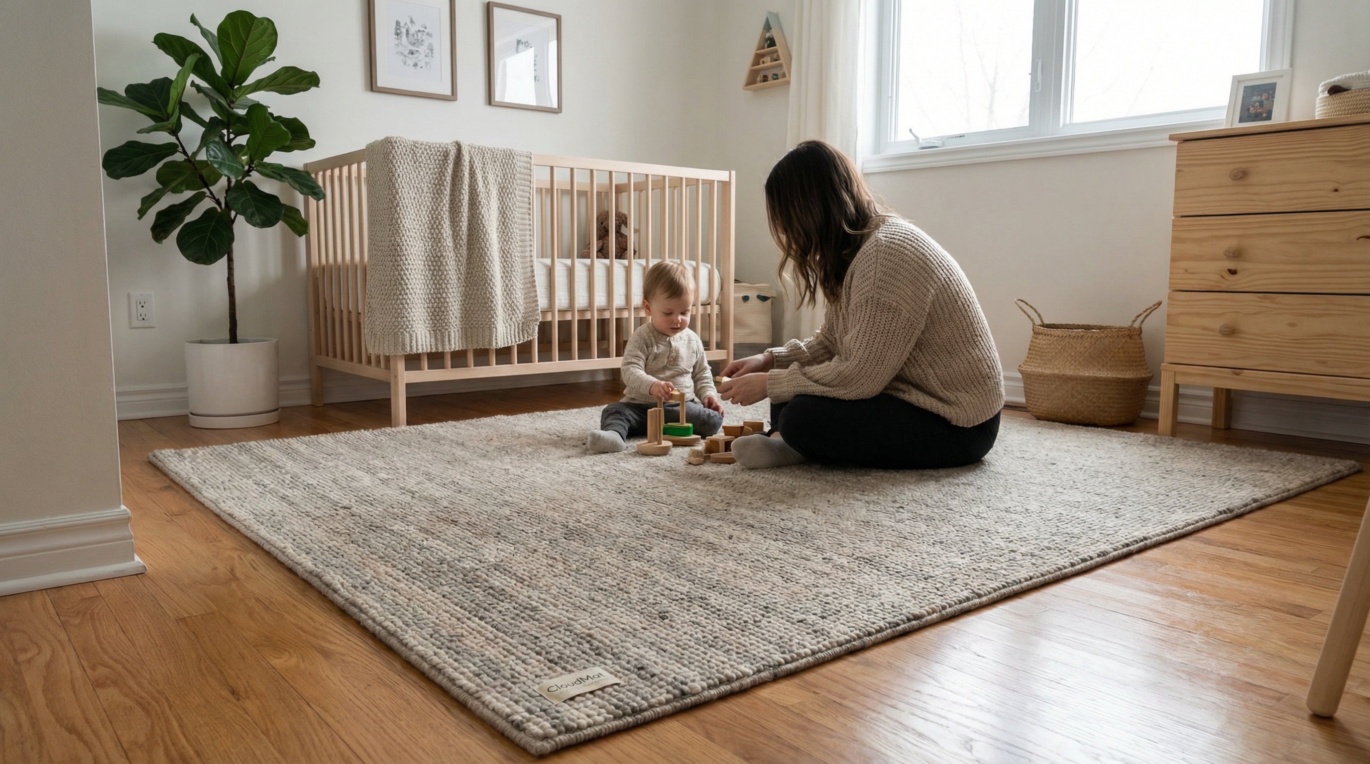 Diagram showing proper 6x9 rug furniture placement in living room