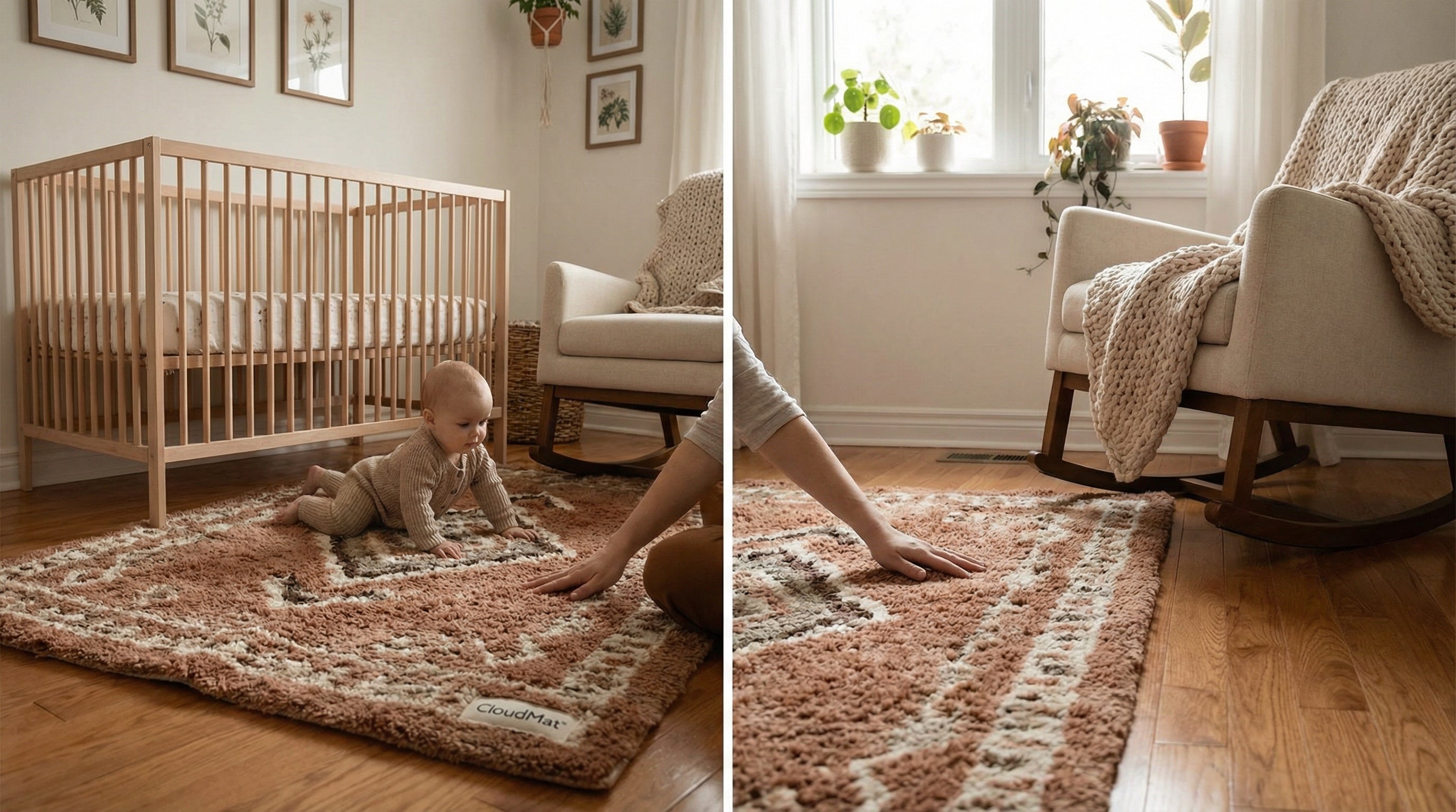 Moroccan-inspired boho rug pattern showcasing global design influences