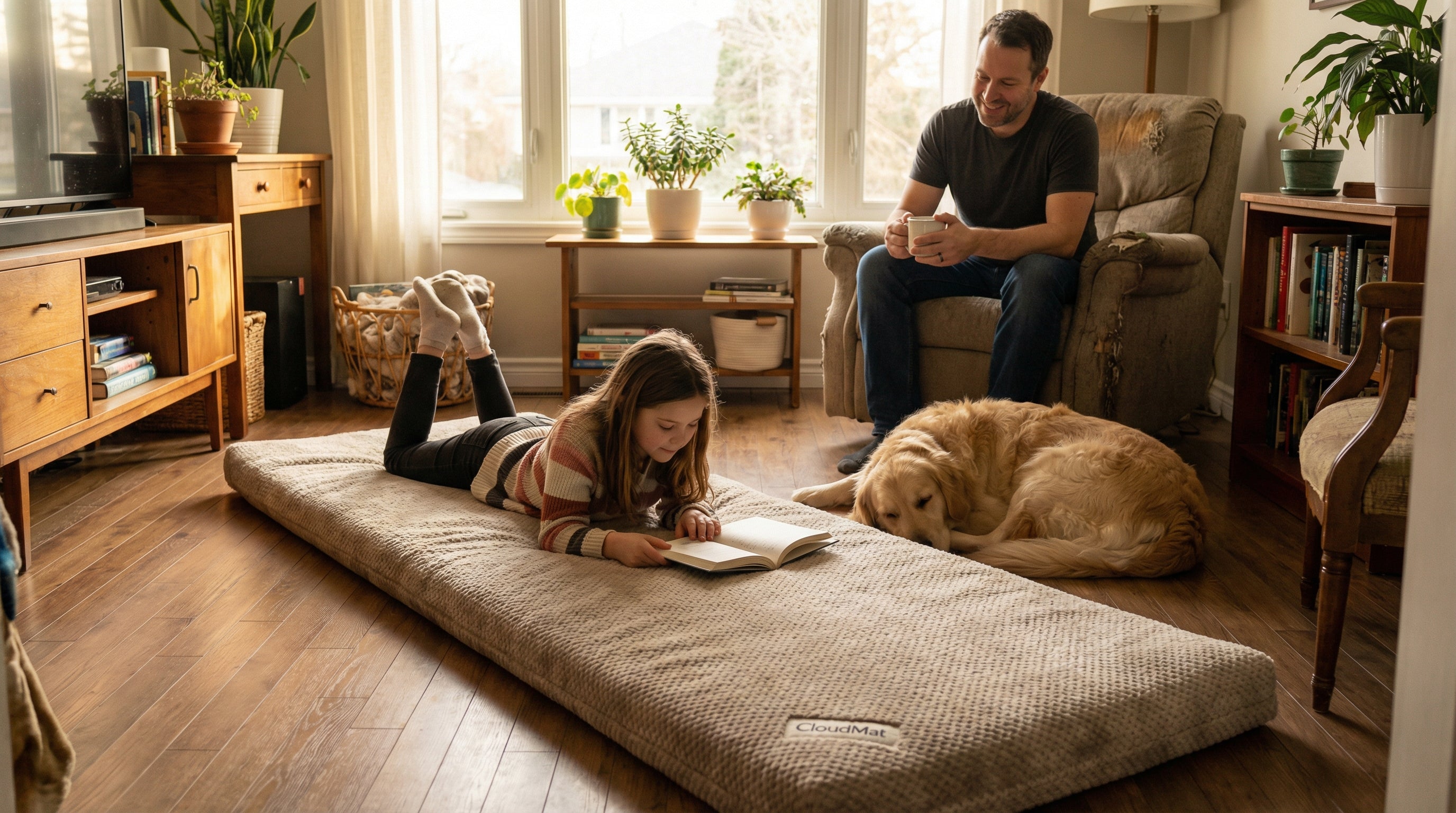 CloudMat's large format runner covering a wide hallway